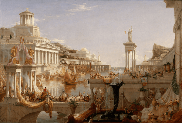 Roman History - The Consumation, The Course of Empire: Cole Thomas (1836)